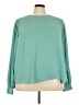 Worthington 100% Polyester Teal Long Sleeve Blouse Size 4X - photo 1