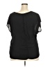 Shein Curve 100% Polyester Black Short Sleeve Blouse Size 2X - photo 2