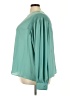 Worthington 100% Polyester Teal Long Sleeve Blouse Size 4X - photo 5