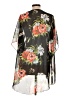 Emory Park 100% Polyester Black Kimono Size L - photo 2