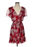 Charming Charlie 100% Polyester Paisley Red Cocktail Dress Size S - photo 1