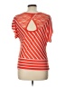 By & By Orange Short Sleeve Top Size L - photo 2