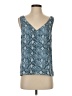 WAYF 100% Recycled Polyester Blue Sleeveless Blouse Size S - photo 1