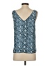 WAYF 100% Recycled Polyester Blue Sleeveless Blouse Size S - photo 2