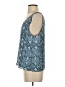 WAYF 100% Recycled Polyester Blue Sleeveless Blouse Size S - photo 5