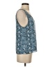 WAYF 100% Recycled Polyester Blue Sleeveless Blouse Size S - photo 4