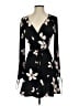 Mango Floral Black Casual Dress Size XXS - photo 1