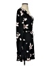 Mango Floral Black Casual Dress Size XXS - photo 4