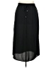 Fourteenth Place 100% Polyester Solid Black Casual Skirt Size L - photo 1