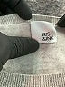 Iris & Ink Gray 3/4 Sleeve Silk Top Size S - photo 7