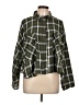 Bucketlist Plaid Green Long Sleeve Blouse Size L - photo 1