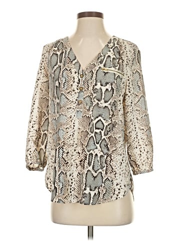 Black Rainn 3/4 Sleeve Blouse (view 1)