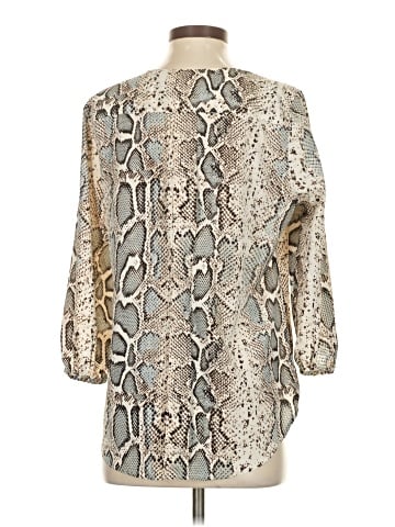 Black Rainn 3/4 Sleeve Blouse (view 2)