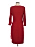 Chaps Solid Red Cocktail Dress Size XS - photo 2
