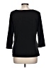 Notations Black 3/4 Sleeve Top Size L - photo 2