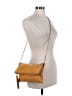 Moda Luxe 100% Polyurethane Tan Yellow Messenger One size - photo 2