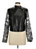RACHEL Rachel Roy Metallic Black Jacket Size L - photo 1