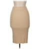 Aster Solid Tan Ivory Casual Skirt Size M - photo 2