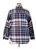 Universal Thread 100% Cotton Plaid Blue 3/4 Sleeve Button-Down Shirt Size XXL - photo 2