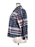 Universal Thread 100% Cotton Plaid Blue 3/4 Sleeve Button-Down Shirt Size XXL - photo 5
