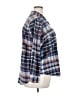 Universal Thread 100% Cotton Plaid Blue 3/4 Sleeve Button-Down Shirt Size XXL - photo 4
