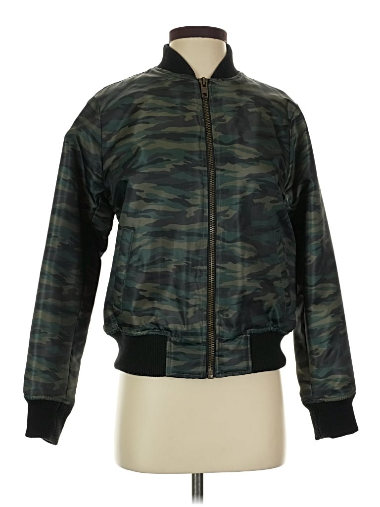 Pre-owned Forever 21 Jacket In Green