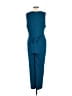 Trina Turk 100% Polyester Solid Teal Jumpsuit Size 12 - photo 2
