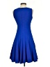 Calvin Klein Solid Blue Cocktail Dress Size 0 (petite) - photo 2
