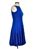 Calvin Klein Solid Blue Cocktail Dress Size 0 (petite) - photo 4