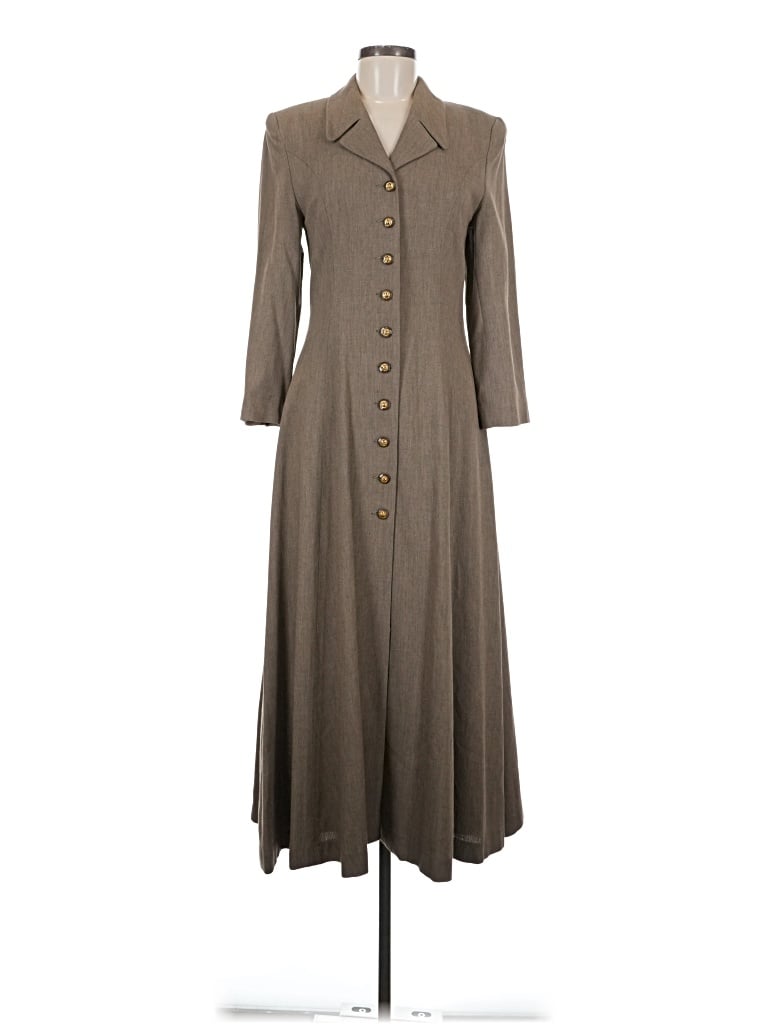 Pre-owned Assorted Brands Casual Dress In Brown