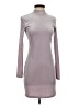 H&M Solid Gray Casual Dress Size S - photo 1