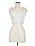 LA Hearts 100% Rayon White Sleeveless Top Size M - photo 1