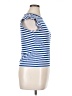 Julio Blue Short Sleeve Top Size XL - photo 4