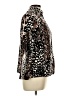 Alfred Dunner Animal Print Brown Gold Jacket Size 10 - photo 4