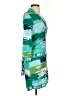 BCBGMAXAZRIA Print Teal Casual Dress Size XXS - photo 4