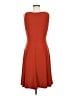 Assorted Brands Solid Orange Cocktail Dress Size 8 - photo 2