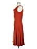 Assorted Brands Solid Orange Cocktail Dress Size 8 - photo 5