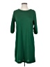 Zara Basic Solid Green Casual Dress Size S - photo 1
