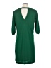 Zara Basic Solid Green Casual Dress Size S - photo 2