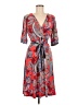 Studio One Paisley Red Casual Dress Size 6 - photo 1