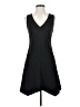 Max Studio Solid Black Casual Dress Size 2 - photo 1