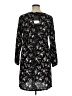 Bellatrix 100% Rayon Floral Black Casual Dress Size XL - photo 2
