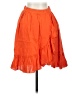 J.Crew 100% Linen Solid Orange Casual Skirt Size 00 - photo 1