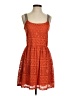 THREE PINK HEARTS Argyle Orange Casual Dress Size S - photo 1