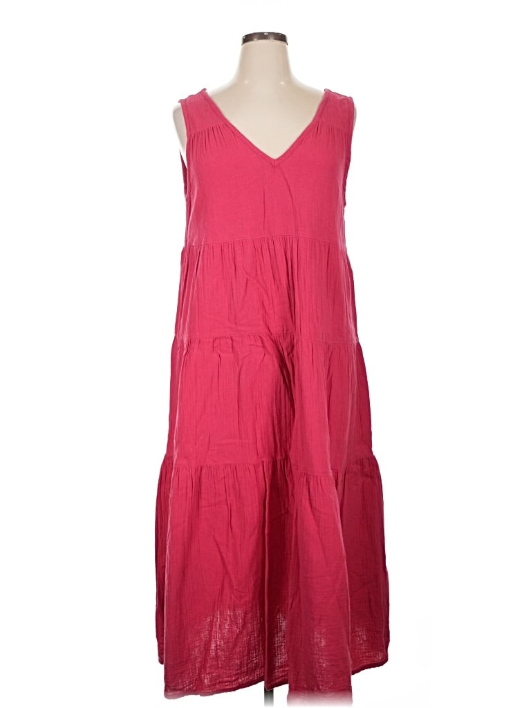 Pre-owned Quince Casual Dress In Pink