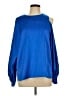 Tibi 100% Polyester Blue 3/4 Sleeve Blouse Size L - photo 1