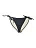 American Apparel 100% Polyester Chevron-herringbone Black Swimsuit Bottoms Size S - photo 1