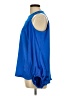 Tibi 100% Polyester Blue 3/4 Sleeve Blouse Size L - photo 5