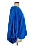 Tibi 100% Polyester Blue 3/4 Sleeve Blouse Size L - photo 4