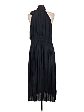 sachin and babi light blue dress White House/Black Market Shiny Black & White Silk Print Halter Dress Size 6